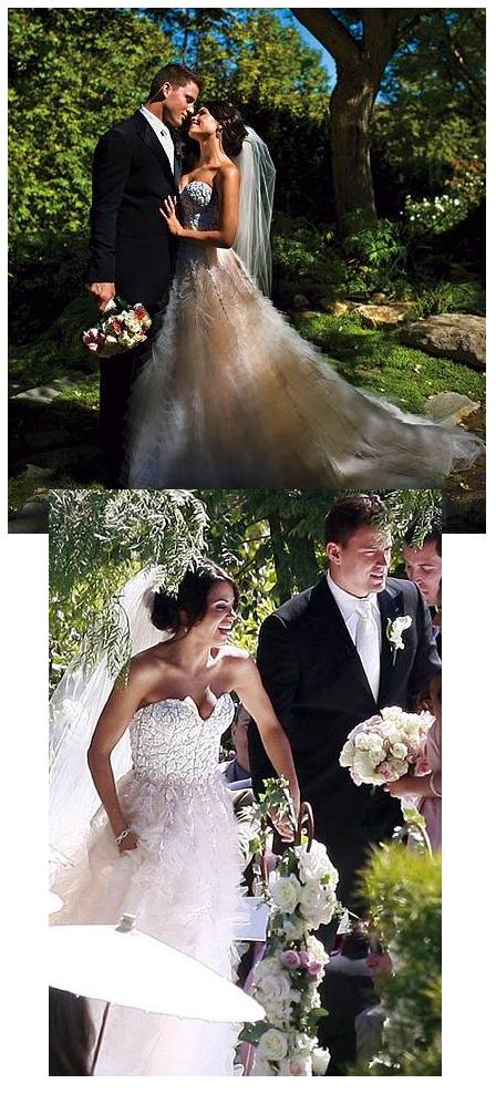Jenna Dewan Wedding Hair. jenna dewan wedding dress.