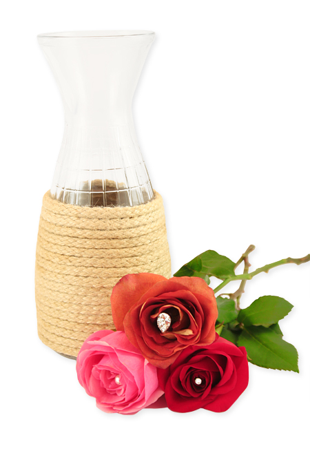 Learn How to make this ecofriendly vase same bouquet jewelry as photo 